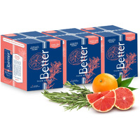 Better Than Booze Mocktail Non-Alcoholic Drinks | Alcohol Alternative Beverages, Ritual Zero Proof | Enjoy Your Drink Moment With Our Alcohol-Free Drinks | Rosemary Grapefruit, 12 Pack Case