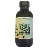 Olivenation Juniper Flavor Extract, Non-Alcoholic Classic Gin Flavoring For Beverages, Meat, Sauces,Baked Goods, Non-Gmo, Gluten Free, Kosher, Vegan - 4 Ounces