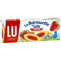 French Cookies Lu Barquettes Strawberry