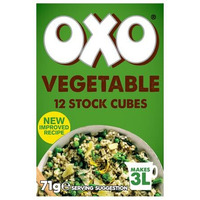 Oxo Vegetable 12 Cubes 71G X 6 Pack