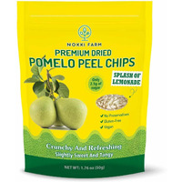 Pack Of 1 Nokki Farm Premium Dried Pomelo Peel | Crunchy | Slightly Sweet And Tangy | 50G