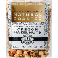 Oregon Farm To Table Hazelnuts From Premium Growers - Dry Roasted - Natural Roasted - Kosher Certified - 1 Lb Bag