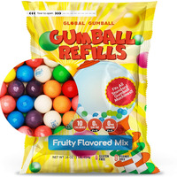 Gumballs For Gumball Machine Refill Bubble Gum 1Lb