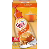 Nestle Coffee Mate Coffee Creamer, Hazelnut, Concentrated Liquid Pump Bottle, Non Dairy, No Refrigeration, 50.7 Oz