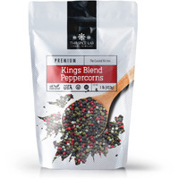 The Spice Lab Rainbow Peppercorns - Mixed Peppercorns Whole - 1 Pound Resealable Bag - Kings Peppercorn Medley - All Natural Ou Kosher Gluten Free - Rainbow Peppercorns For Grinder Refill