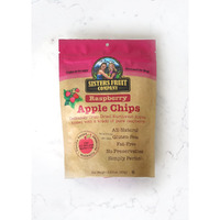 Sisters Fruit Company, Raspberry Apple Chips, All-Natural, No Preservatives, Fat-Free (Contains Six 2.25 Oz. Bags)
