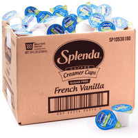 Splenda Single Serve Coffee Creamer Cups, Sugar Free French Vanilla, 180 Count