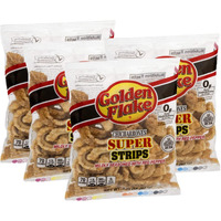 Golden Flake Super Cracklin Strip W/Red Pepper Seasoning 3 Oz (Pack Of 4)