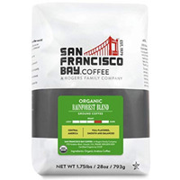 San Francisco Bay Ground Coffee - Organic Rainforest Blend (28Oz Bag), Medium Dark Roast