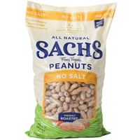 Sachs Unsalted In-Shell Peanuts, 80 Ounce