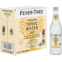 Fever-Tree Refreshingly Tonic Water, Light, 16.9 Fl Oz (Pack Of 8)