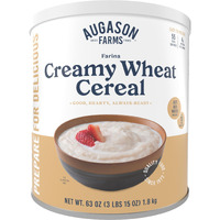 Augason Farms Creamy Wheat Cereal Can, Emergency Food Supply, Everyday Meals, 55 Servings