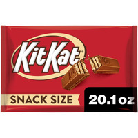 Kit Kat Milk Chocolate Wafer Snack Size, Candy Jumbo Bag, 20.1 Oz