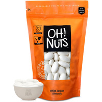 White Jordan Almonds | 2 Lb | For Easter, Weddings, Baby Showers & Birth | Packed In New York Zip-Seal Bag For Exceptional Freshness By Oh Nuts
