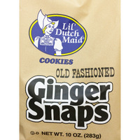 2 X 10Oz Lil's Dutch Maid Old Fashioned Ginger Snaps Cookies (Two Bags Per Order)