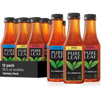 Pure Leaf Bottles, Variety Pack (Sweetened Flavors) (18.5 Ounce Bottles, Pack Of 12)
