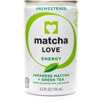 Matcha Love Green Tea Unsweetened Energy Shots, 5.2 Oz, Pack Of 20