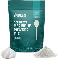 Judees Complete Meringue Powder Mix 11.4 Oz - Great For Baking And Decorating - No Preservatives - Gluten-Free And Nut-Free - Make Meringue Cookies, Pies, Frosting, And Royal Icing