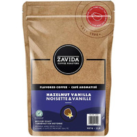 Zavida Premium Hazelnut Vanilla Whole Bean Coffee, 2 Lb