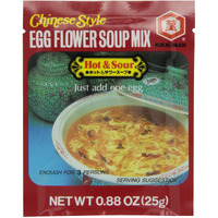 Kikkoman Egg Flower, Hot And Sour Soup, 0.88-Ouncepouch (Pack Of 12)