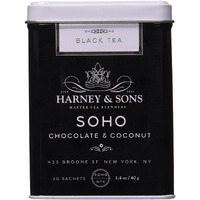 Harney & Sons Soho Chocolate Coconut Tea - 20 Count Sachet Tin