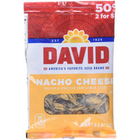 David Seed Sunflower Seeds, Nacho Cheese, 0.8 Ounce, 36 Count