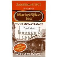 Marketspice Teabags, Cinnamon Orange, 24 Count, 56G