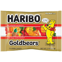 Haribo Gummi Candy, Goldbears, 2 Ounce (Pack Of 4)