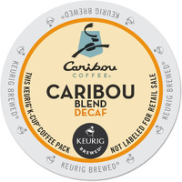 Caribou Coffee Decaf Blend K-Cup, 24 Count (Pack Of 1)
