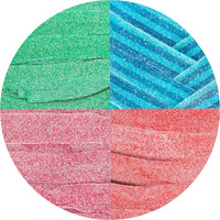 Smarty Stop All Flavor Sour Candy Belts (Sour Assorted, 1 Pound (Pack Of 1))