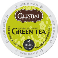 Celestial Seasonings Authentic Green Tea, K-Cup Portion Pack For Keurig K-Cup Brewers, 24-Count