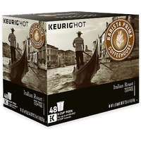 Includes Barista Prima Italian Roast Coffee K-Cups For Keurig Brewers, 24 Count (Pack Of 2) - Total Of 48 K-Cups (Packaging May Vary)