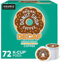 The Original Donut Shop Decaf Keurig Single-Serve K-Cup Pods, Medium Roast Coffee, 72 Count (6 Packs Of 12)