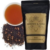 Harney & Sons Hot Cinnamon Spice Black Tea, With Orange Peel, Cinnamon, And Clove, 16 Oz (Pack Of 1)