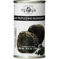 Urbani Truffles, Black Truffles And Mushrooms Sauce - Italian Gourmet Fusion | Ideal For Pasta, Fish And Grilled Meats | All Natural | Ready To Use Black Truffle Sauce | 6.4 Oz (180G)