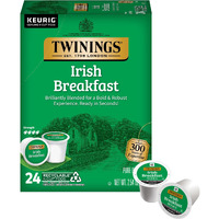 Twinings Irish Breakfast Black Tea K-Cup Pods For Keurig, 24 Count (Pack Of 1), Robust, Strong, Bold Flavour, Caffeinated, Enjoy Hot Or Iced | Packaging May Vary