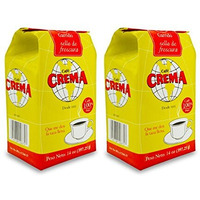 Cafe Crema Medium Roast Ground Puerto Rican Coffee, 14 Ounce Bag (Pack Of 2)