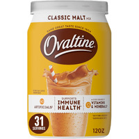 Ovaltine Classic Malt Beverage, 12-Ounce Canisters (Pack Of 6)