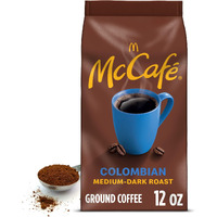 Mccafe Colombian, Medium-Dark Roast Ground Coffee, 12 Oz Bag