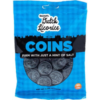 Gustaf's Dutch Licorice Coins, 5.2-Ounce Bags (Pack Of 12)