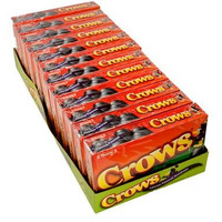 Crows Licorice Flavored Gumdrops 6.5 Ounce Box - 12 / Case