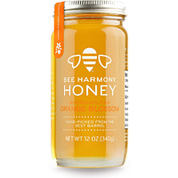 Bee Harmony American Raw Orange Blossom Honey, 12 Ounce