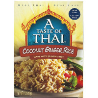 A Taste Of Thai Coconut Ginger Jasmine Rice, 7-Ounce Boxes (Pack Of 6)
