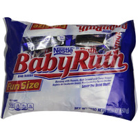 Baby Ruth Chocolate Bars, Fun Size, 11.5 Oz