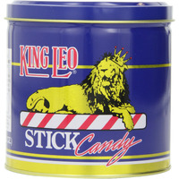 King Leo Soft Peppermint Stick Candy In A 15.5Oz Gift Tin