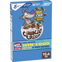 Cookie Crisp Breakfast Cereal, Chocolate Chip Cookie Taste, Made With Whole Grain, 10.6 Oz