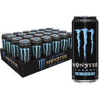 Monster Energy, Lo-Carb Monster, Low Carb Energy Drink, 16 Ounce (Pack Of 24)
