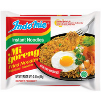 Indomie Mi Goreng Instant Stir Fry Noodles, Halal Certified, Original Flavor, 3 Ounce (Pack Of 30)