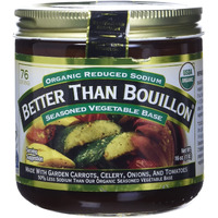 Better Than Bouillon Organic Vegetable Base 16 Oz, Reduced Sodium, Original Version, Each
