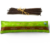 10 Organic Madagascar Vanilla Beans Whole Grade A Vanilla Pods For Vanilla Extract And Baking